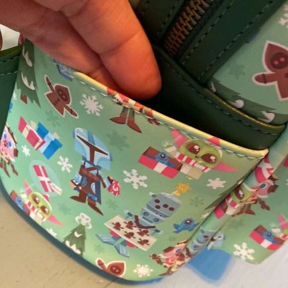 NWT Star Wars Mandalorian Christmas Loungefly - Picture 6 of 14